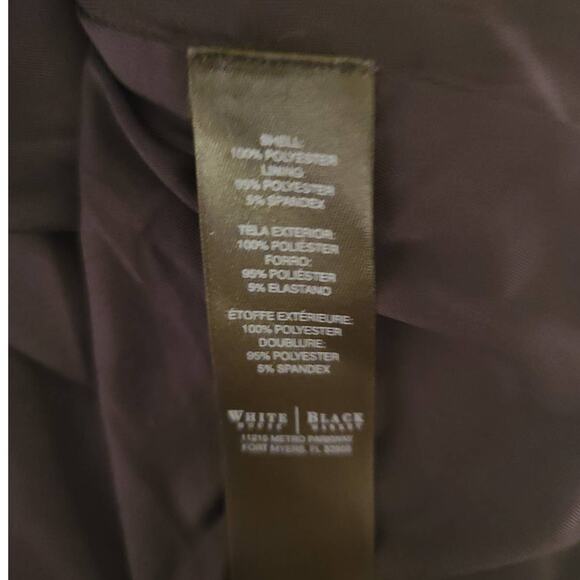 White House Black Market WHBM ruffle front sleeveless polka dot blouse - medium - Picture 4 of 4